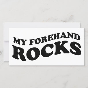 Tunnnis-fotokort : My Forehand Sten