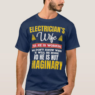 Tunnny elektriker, hustru Gift T Shirt