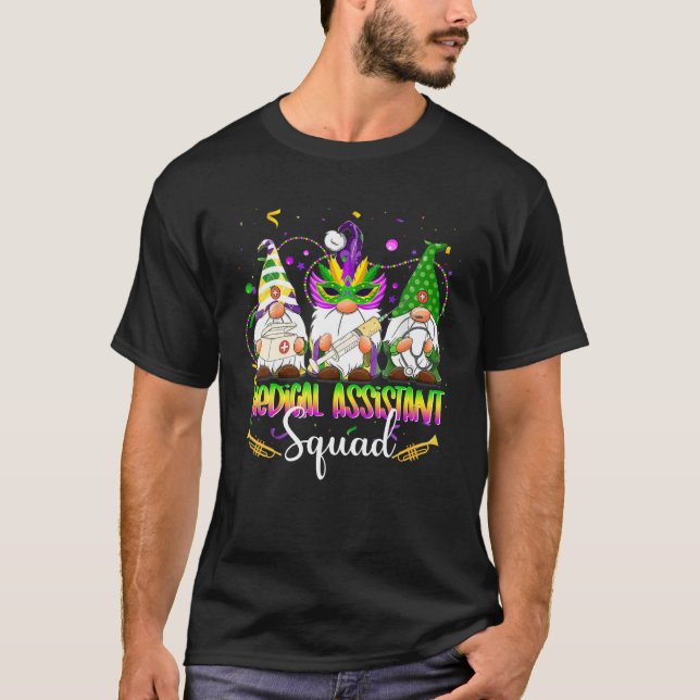 Tunnny Tre Nordiska Gnomes Medical Assistant Squad T Shirt (Framsida)