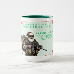 Tunnnyj militärjul/Santa mugg