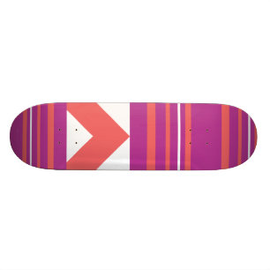 Tunnrandig Lila Skateboard Bräda 21,5 Cm