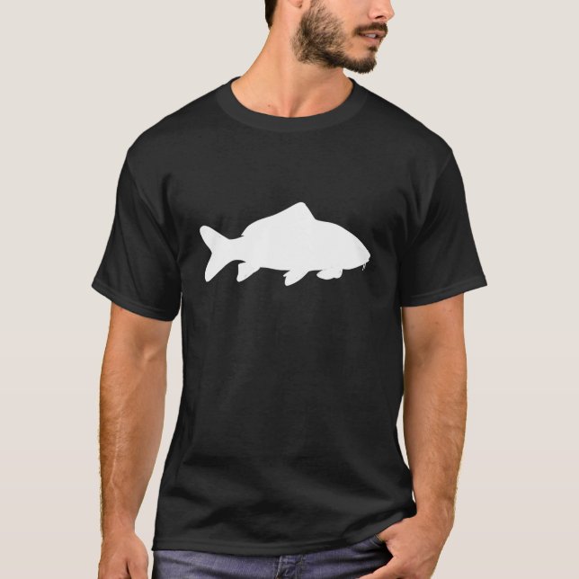 Tunnus Common Carp Fishing Graphic Euro Freshwater T Shirt (Framsida)