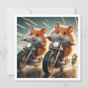 Tunnus Hamster Dinner-inbjudan, Hamster Inbjudningar