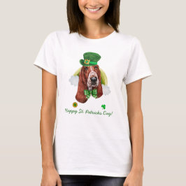 Tunnus Hound Guld St. Patricks Day T Shirt