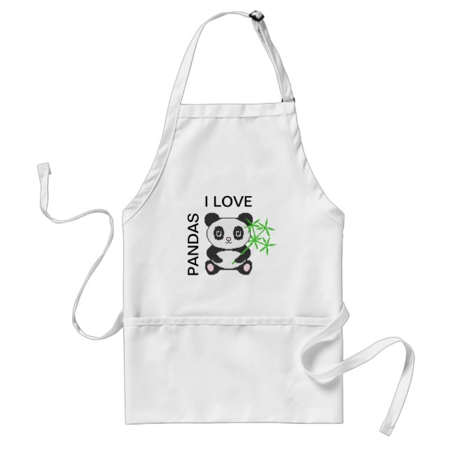 Tunnus kor-stygn panda förkläde (Framsidan)