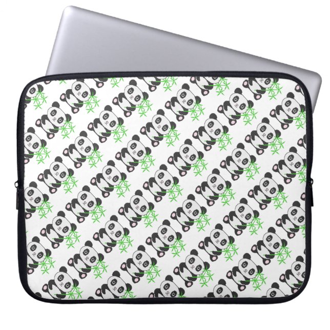 Tunnus kor-stygn panda laptop fodral (Framsidan)