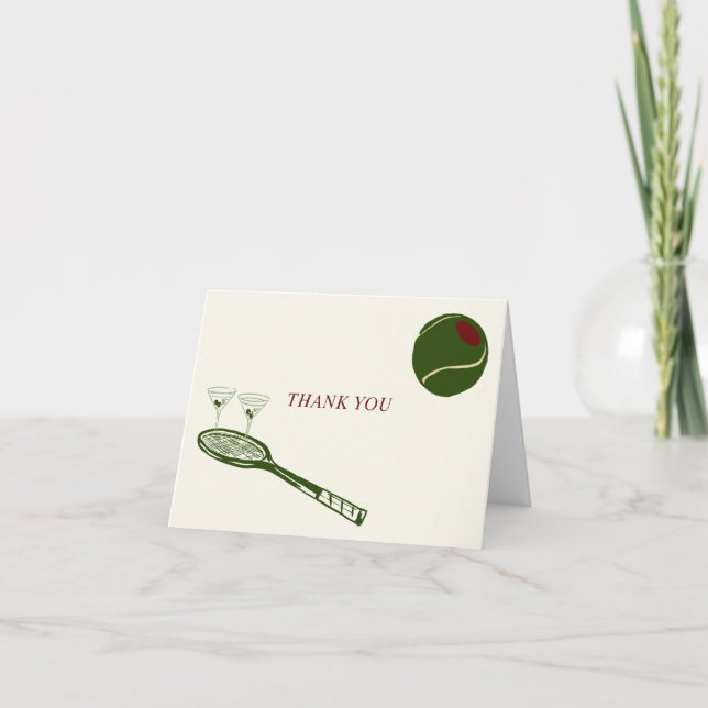 Tunnus och martinis tackkort (Framsida)