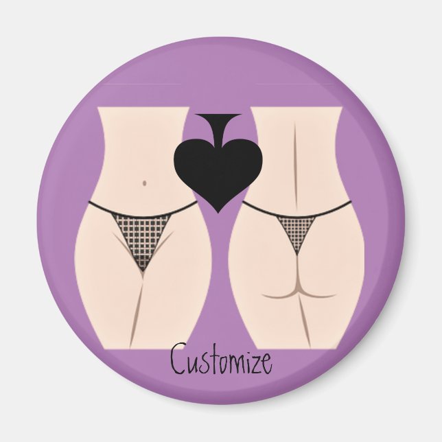 Tunong Panty Spade Thunder_Cove Magnet (Framsidan)