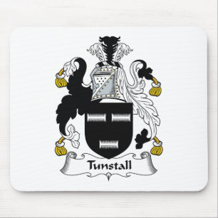 Tunstall familjvapensköld musmatta