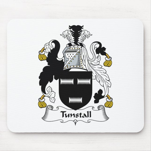 Tunstall familjvapensköld musmatta (Framsidan)
