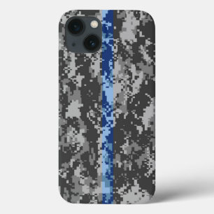 Tunt fodral för blålinjenCamo iPhone 6