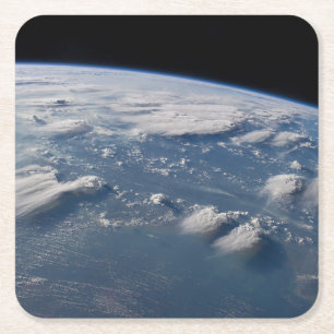 Tunt i jordens ängar vid södra Borneo. Underlägg Papper Kvadrat