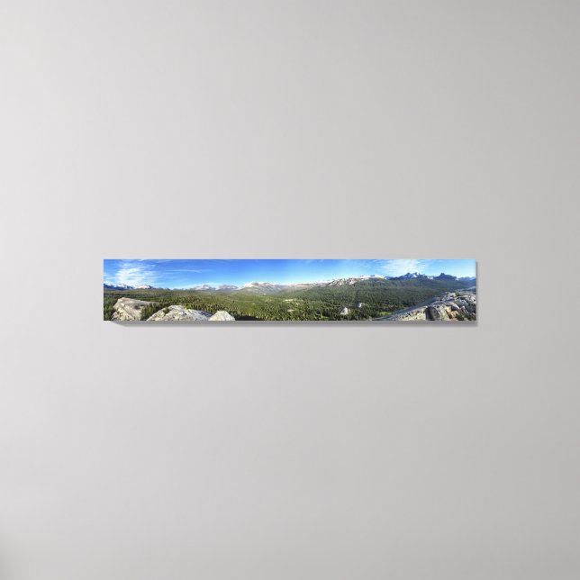 Tuolumne Meadows från Lembert Dome 3-Yosemite Canvastryck (Framsida)