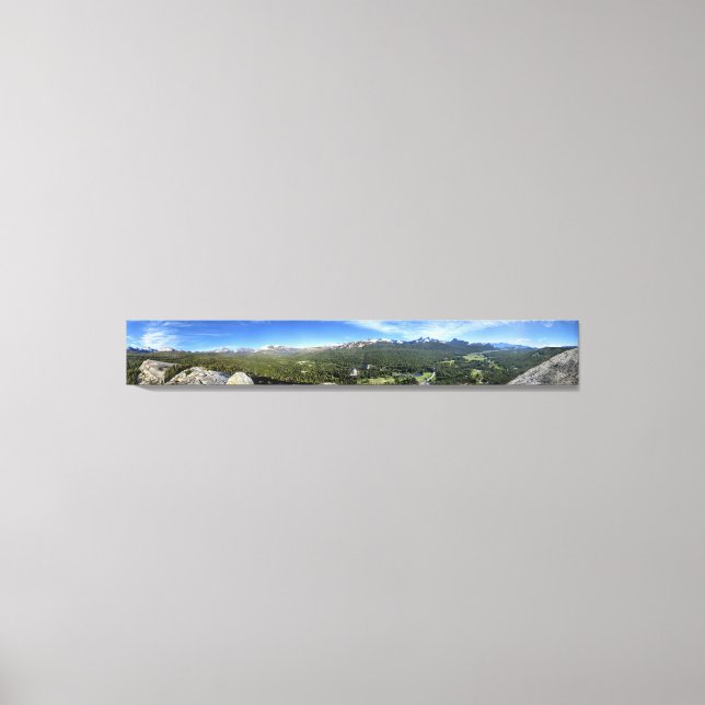 Tuolumne Meadows från Lembert Dome 3-Yosemite Canvastryck (Framsida)