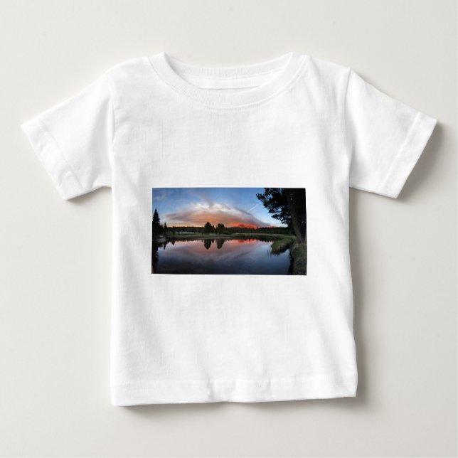 Tuolumne Meadows Sunset - Yosemite John Muir Trail Tee (Framsida)
