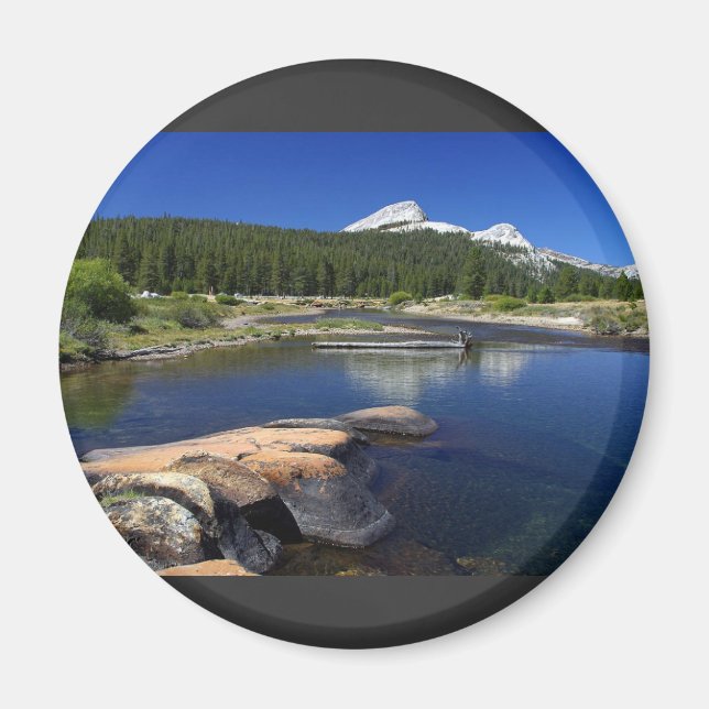 Tuolumne Meadows Yosemite Streams Magnet (Framsidan)
