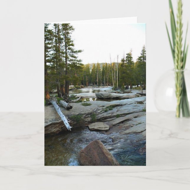 Tuolumne River by Campground, Yosemite, CA Kort (Framsida)