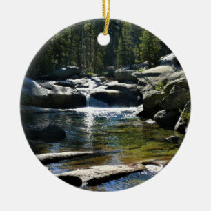 Tuolumne River in Tuolumne Meadows, Yosemite, CA Julgransprydnad Keramik