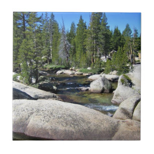 Tuolumne River in Tuolumne Meadows, Yosemite, CA Kakelplatta