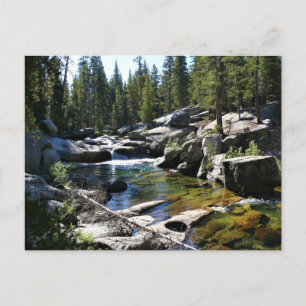Tuolumnefloden i Tuolumne Meadows, Yosemite, CA Vykort