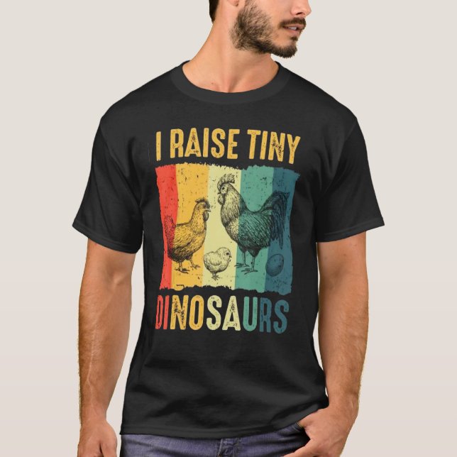 Tup Höna Kycklingbonde T Shirt (Framsida)