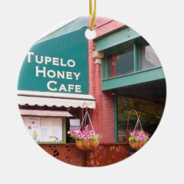 Tupelo honey Cafe, Asheville, Tupelo honey Cafe Julgransprydnad Keramik