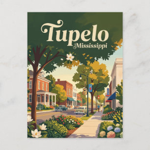 Tupelo, Mississippi Vykort