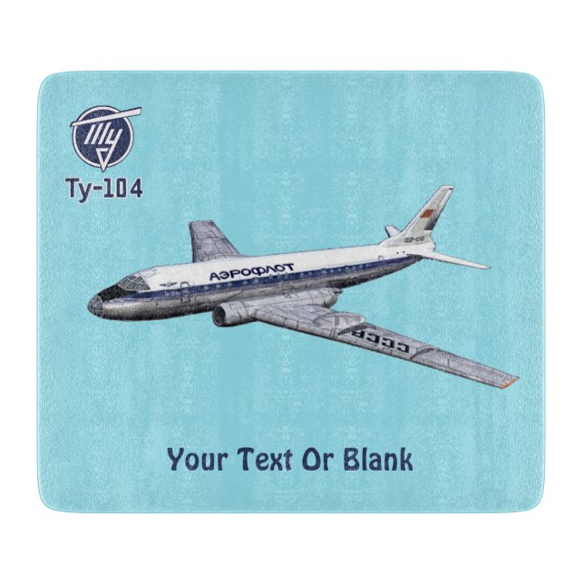 Tupolev (Т у п о л е) Tu-104 Airliner (Framsidan)