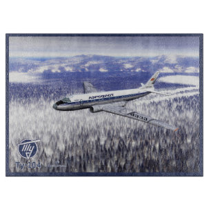 Tupolev (Т у п о л е) Tu-104 Över Sibirien