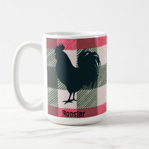 Tupp Anpassade Gingham Farmhouse Kaffemugg