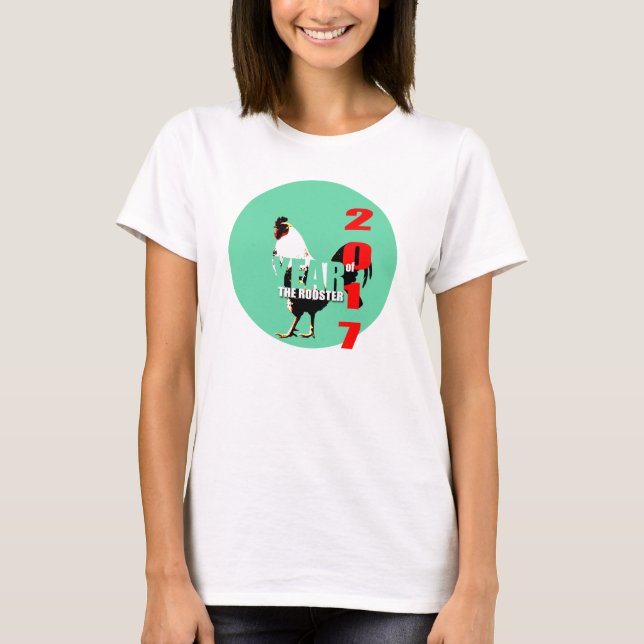 Tupp År 2017: Grönt Circle Women Tonåringar Shirt T-shirt (Framsida)