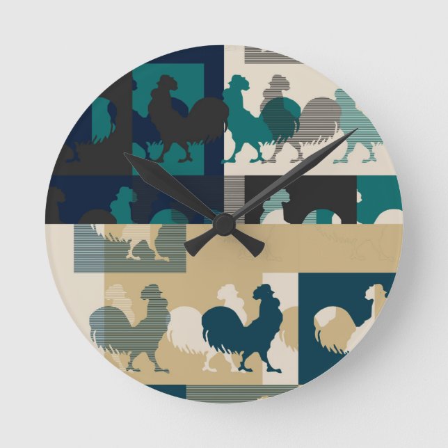 Tupp Art Design Rund Klocka (Framsida)