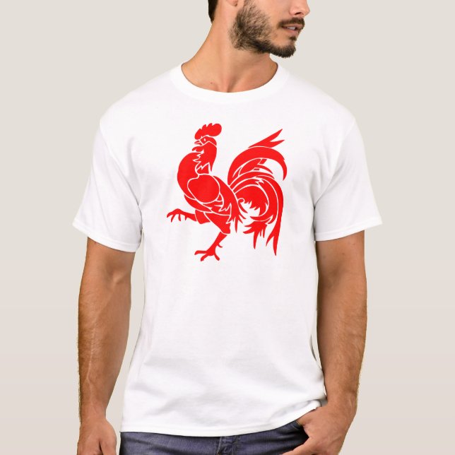 Tupp av Wallonia. T-shirt (Framsida)