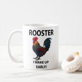 Tupp Bird I Wake Up Tidigt Funny Tupp Kaffemugg