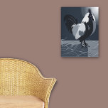 Tupp Bird Land Animal Midnight Blue Kitchen Canvastryck<br><div class="desc">Tupp fågelns land-kanvastryck med midnattblått kök är en del av Quad & Set of Four Wall Art and Dekorativ kudde. 🎨 Redigera fyllningen färg 📧 fråga om anpassad design beatecisse@kbmd3signs.com 🌐 Besök om färg,  färg palettes,  humörtavlor,  konst och dekor,  www.KBMD3signs.com</div>
