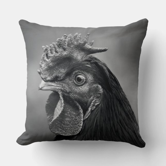 Tupp Black and White Kudde (Framsida)
