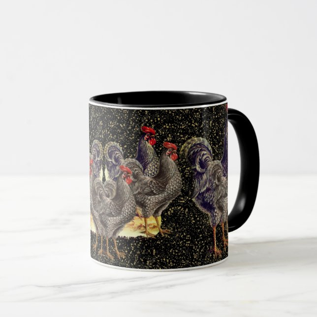Tupp Black Guld Stars Mugg (Framsida höger)