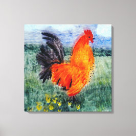 Tupp Chicken Art Land Canvastryck