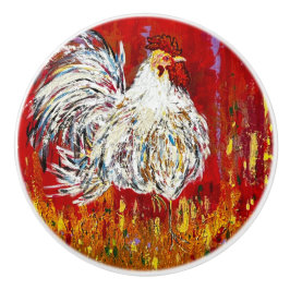 Tupp Chicken Ceramic Knob pull Knopp