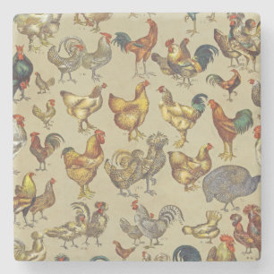 Tupp Chicken Farm Land Animal Stenunderlägg