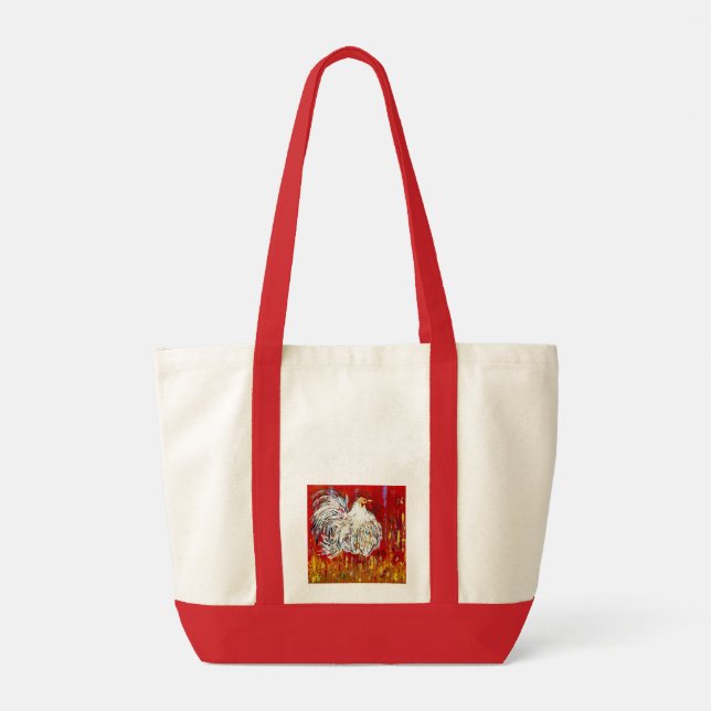 Tupp Chicken Tote Bag Tygkasse (Baksida)