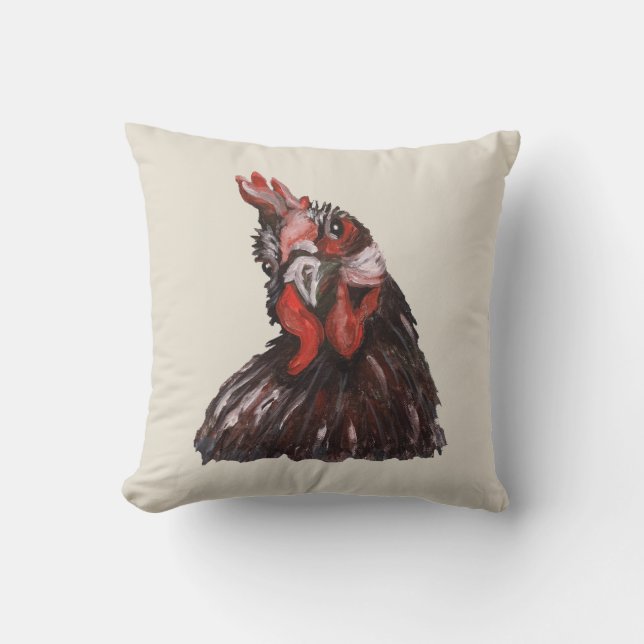 Tupp Clucking Farmhouse Pillow Kudde (Framsida)