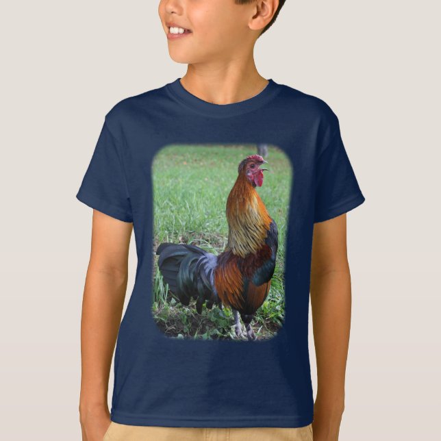 Tupp Crowing Farm Animal T-shirt (Framsida)