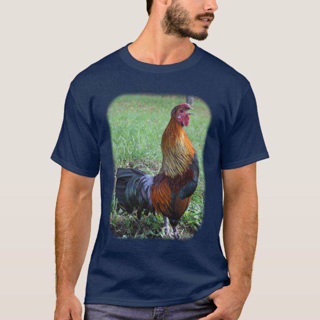 Tupp Crowing Farm Animal Tee Shirt (Framsida)