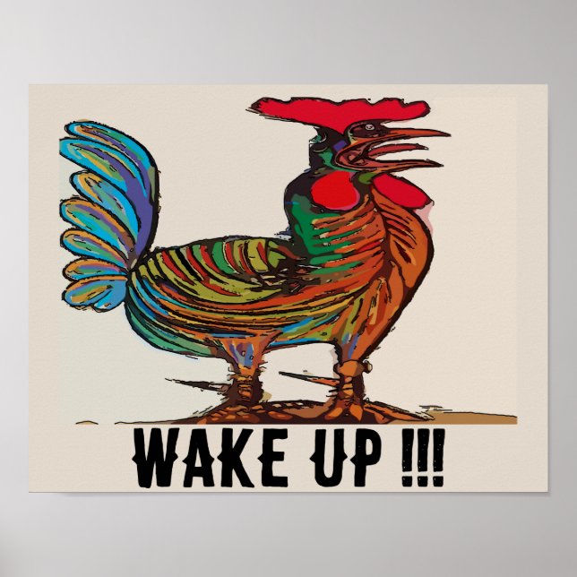 Tupp Crowing, redigera text Poster (Framsidan)