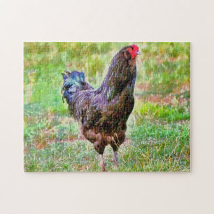 Tupp Farm Art Chicken Art Puzzle Pussel