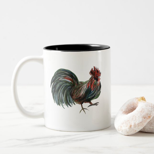 Tupp Farm Illustration Mugg (Med munk)