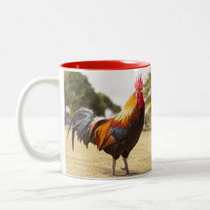 Tupp Farm Life Chickes Två-Tonad Mugg