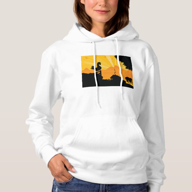 Tupp Farm Ligcape Womens Hoodie T Shirt (Framsida)