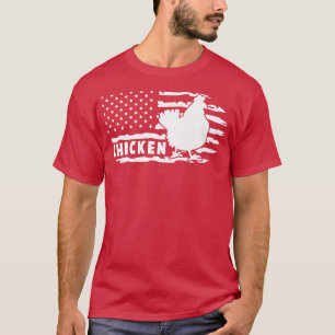 Tupp Farmer Hen Chick Chickens Heart Kärlek Life T Shirt